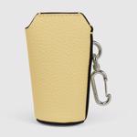 Yellow ECCO Textureblock Pot Bag Mini