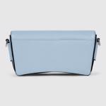 BLUE ECCO Textureblock Pinch Bag Compact