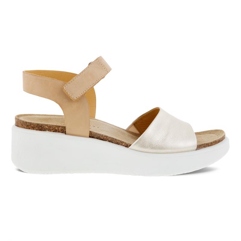 Flowt Wedge Cork Pure White Gold Powder | ECCO® Middle East A/S