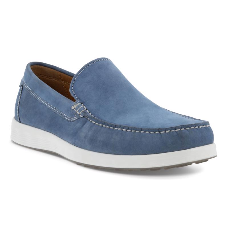 Ecco store moccasin blue