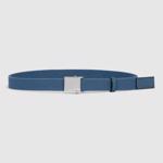 BLUE ECCO Webbing Plaque Belt