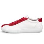 Red ECCO Soft Zero M White