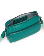 Green ECCO Camera Bag Pebbled Leather