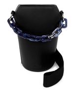 BLACK ECCO Pot Bag Chain