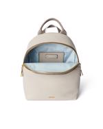 Beige ECCO Round Pack S Pebbled Leather Bag