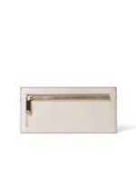 Beige ECCO Wallet Pebbled Leather