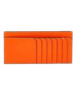 Orange ECCO Wallet Pebbled Leather