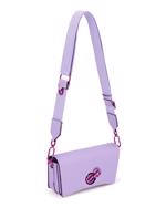 Purple ECCO Pinch Bag M Lock Wave Leather