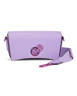 Purple ECCO Pinch Bag M Lock Wave Leather