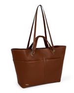 Brown ECCO Tote M Pebbled Leather