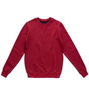 Bayan Bordo Villars Bisiklet Yaka Unisex Sweatshirt