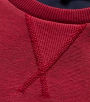 Bayan Bordo Villars Bisiklet Yaka Unisex Sweatshirt