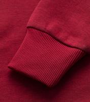 Bayan Bordo Villars Bisiklet Yaka Unisex Sweatshirt