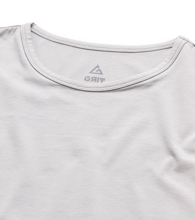 Bayan Gri Basic Tişört