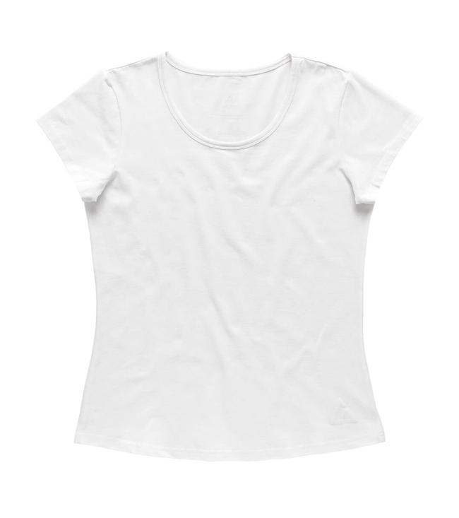 Bayan Ekru Basic Tişört
