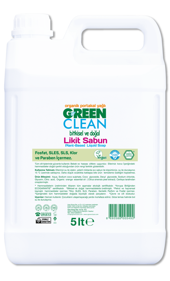 Erkek genel Likit Sabun-5Lt