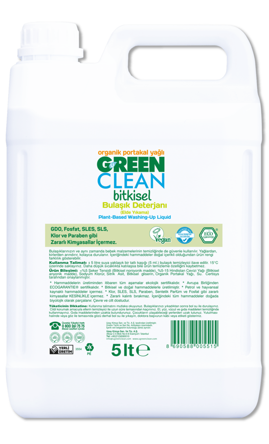 Erkek genel Bulaşık Deterjanı-5Lt