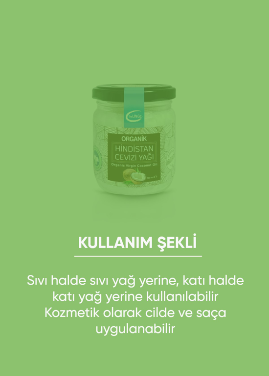 Erkek genel The LifeCo Organik Hindistan Cevizi Yağı 150ml