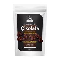 genel Yulaflı Cevizli Çikolata Vegan Glutensiz Şekersiz  