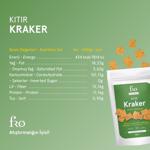 Erkek genel Unsuz Kıtır Kraker Vegan Glutensiz Tuzlu Atıştırma