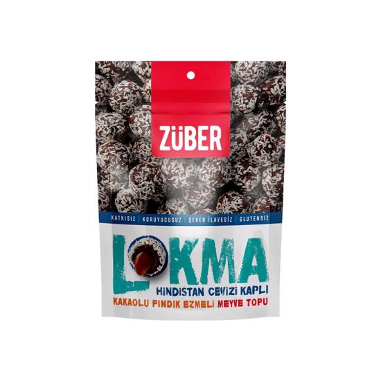 Erkek genel Züber Lokma Hindistan Cevizi Kaplı Meyve Topu 96gr