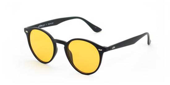 Erkek genel LOOKlight Letoon Matte Black Unisex Güneş Gözlüğü