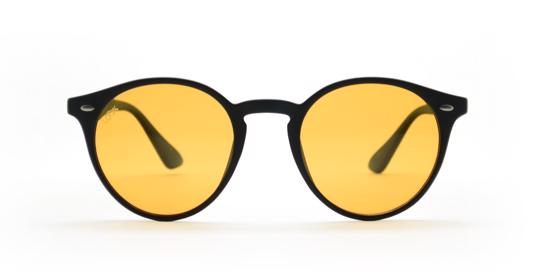 Erkek genel LOOKlight Letoon Matte Black Unisex Güneş Gözlüğü