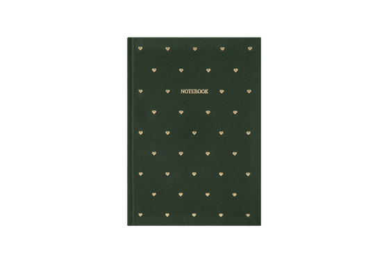 Erkek genel Love Notebook- Yemyeşil
