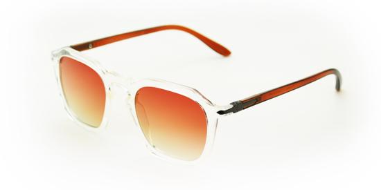 Erkek genel LOOKlight Francisco Crystal Brown Unisex Güneş Göz
