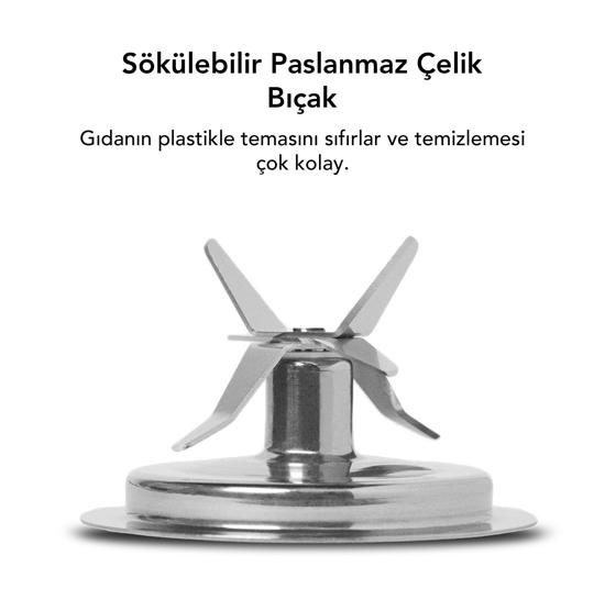 Men genel Glass Personal Vakumlu Blender