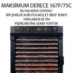Men genel Sedona Express Kurutucu / 11 Tepsili ( Paslanmaz Ç