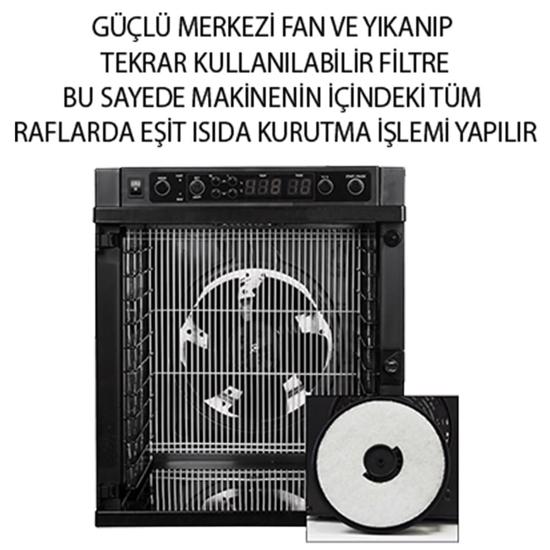 Men genel Sedona Express Kurutucu / 11 Tepsili ( Paslanmaz Ç