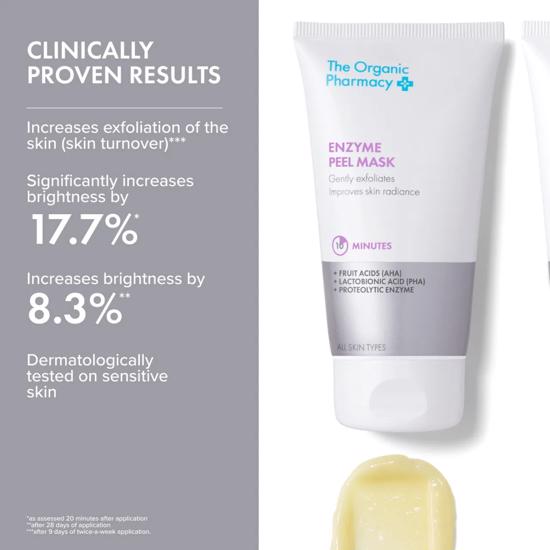 Erkek genel Enzyme Peel Mask Vitamin C