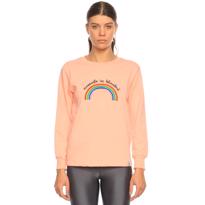 genel Namaste Sweatshirt Pembe Gökkuşağı- S 