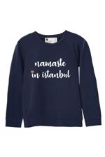 Erkek genel Namaste Sweatshirt Lacivert- XS
