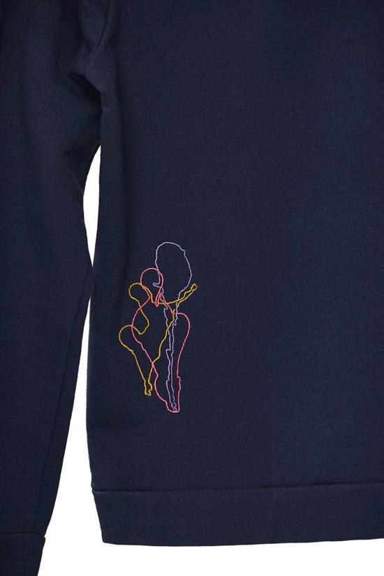 Erkek genel Namaste Sweatshirt Lacivert- XS