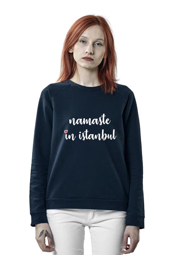 Erkek genel Namaste Sweatshirt Lacivert- S