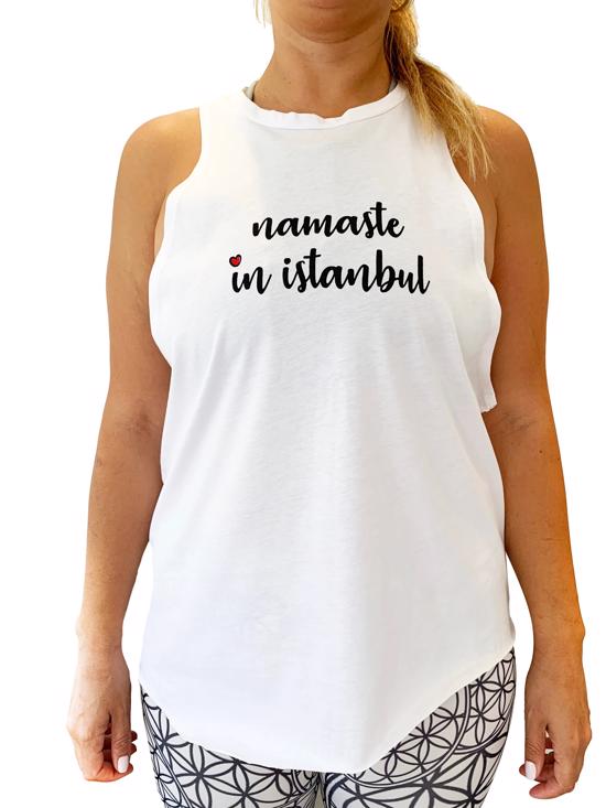 Erkek genel Namaste Atlet- Beyaz M