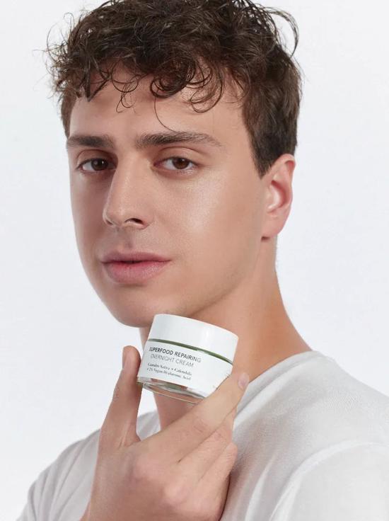 Erkek genel Superfood Repairing Overnight Cream