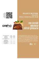 Erkek genel Yer fıstığı Dolgulu Sütlü Çikolata Bar 38gr
