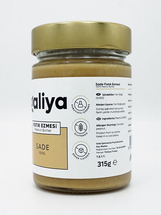 Erkek genel %100 Fıstık Ezmesi 315gr