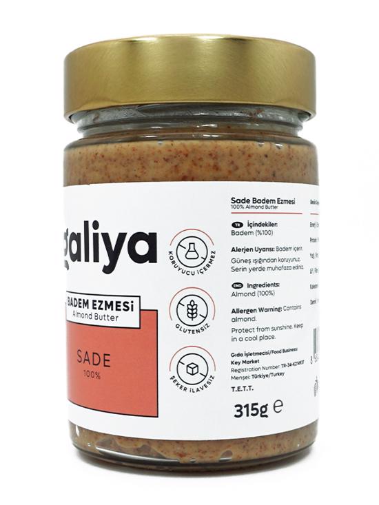 Erkek genel %100 Badem Ezmesi 315gr