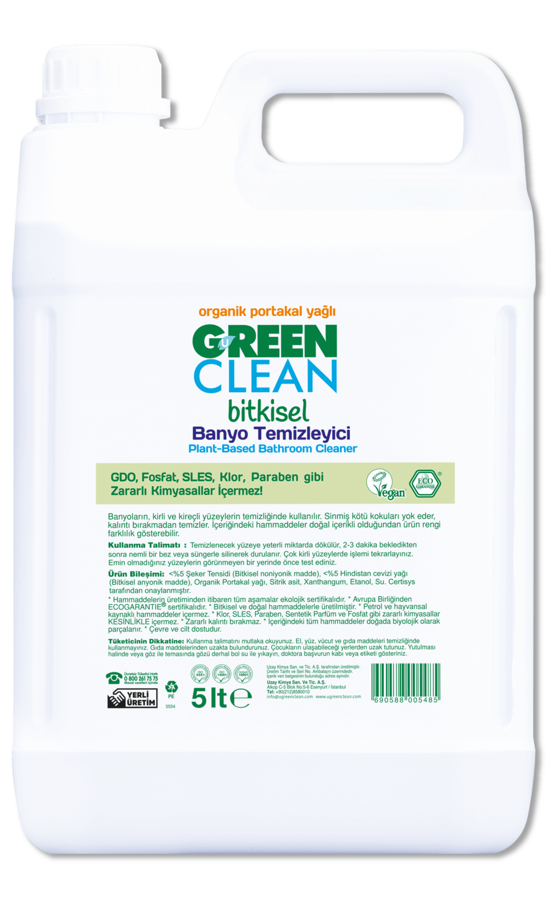 Erkek genel Banyo Temizleyici-5Lt