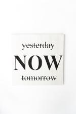 Men genel Yesterday Now Tomorrow Ahşap Dekor