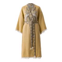 genel Sarı Dokuma Kimono 