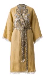 Erkek genel Sarı Dokuma Kimono