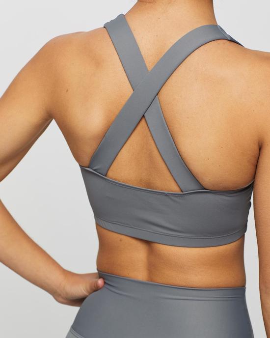 Erkek genel Liquidio Bra X-back Eco- Gri P/S