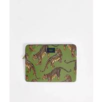 genel Olive Leopard Laptop Sleeve 13"&14" 