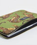Erkek genel Olive Leopard Laptop Sleeve 13 &14 