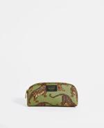 Erkek genel Olive Leopard Makeup Bag